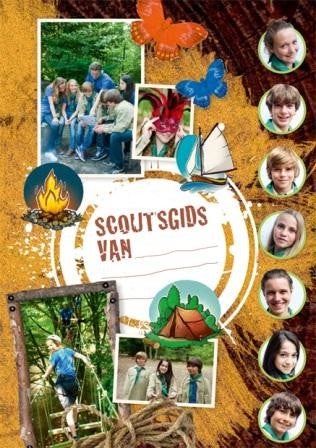 Ik op de cover van de Scoutinggids